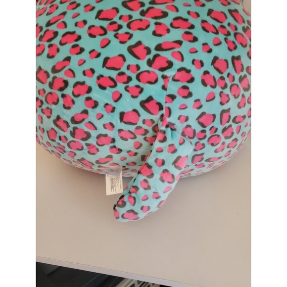 Rare Winking Squishmallows Chelsea the Cheetah 16" Pink Blue Spotted Cheetah - Picture 7 of 10